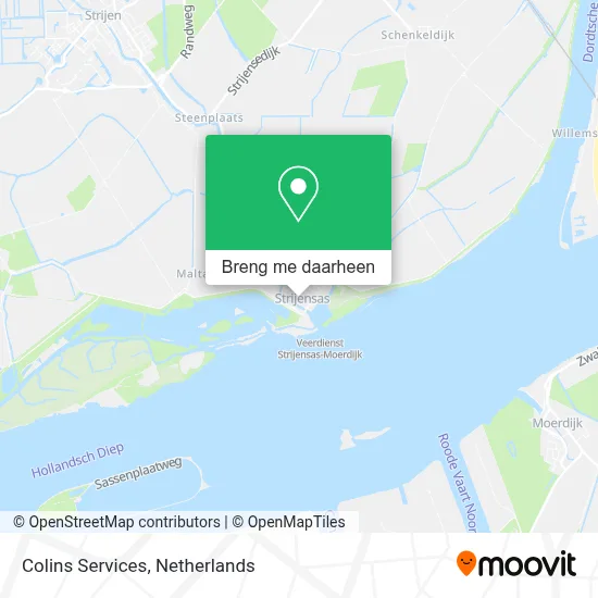 Colins Services kaart