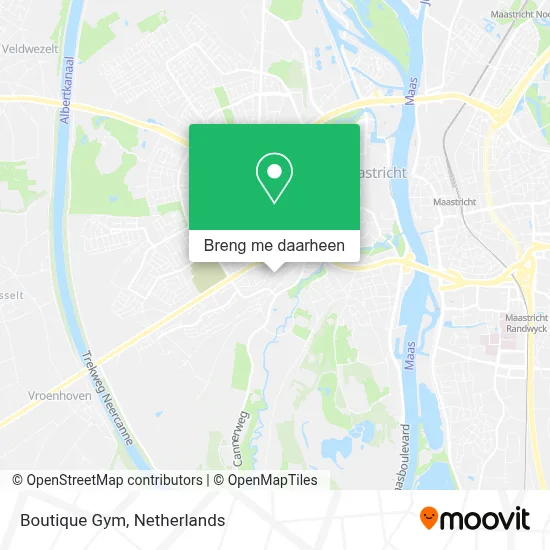 Boutique Gym kaart