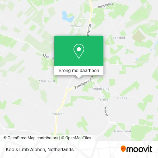 Kools Lmb Alphen kaart