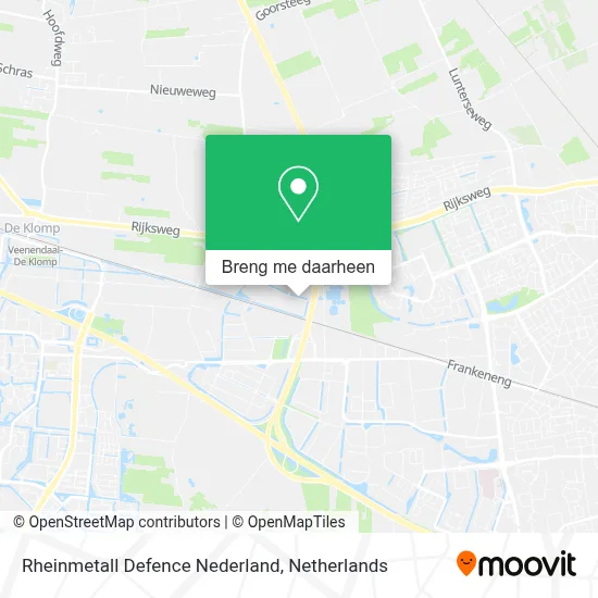Rheinmetall Defence Nederland kaart