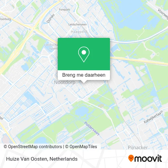 Huize Van Oosten kaart