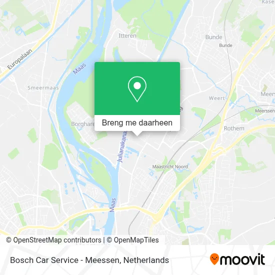 Bosch Car Service - Meessen kaart