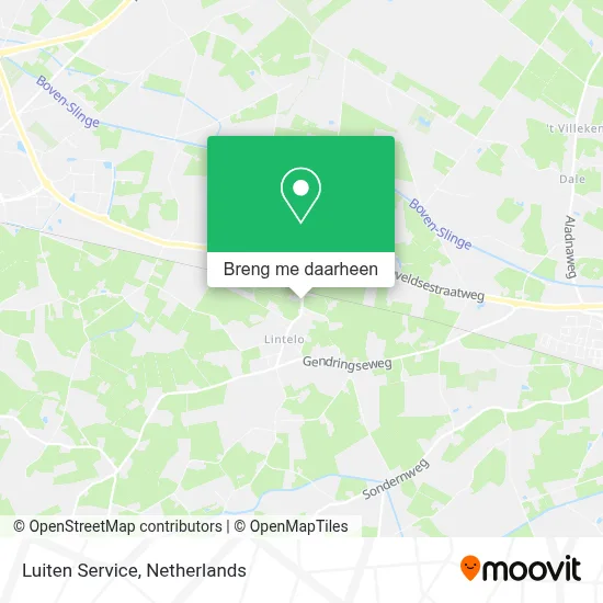 Luiten Service kaart