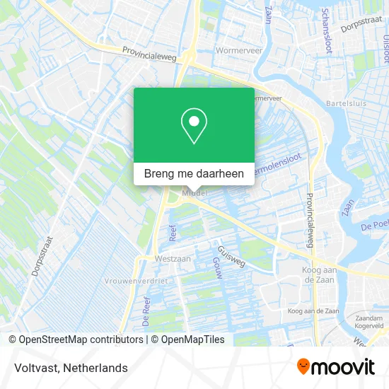 Voltvast kaart