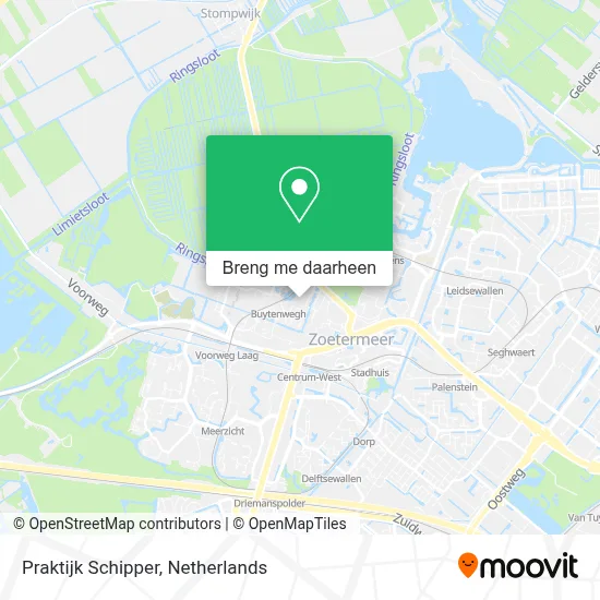 Praktijk Schipper kaart