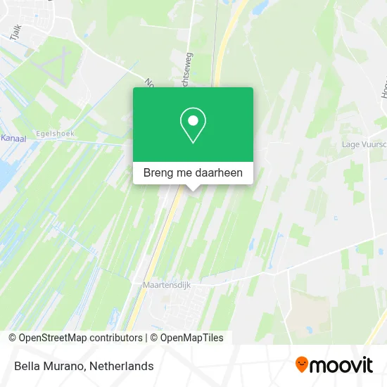 Bella Murano kaart