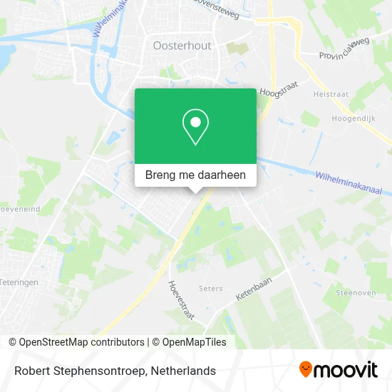 Robert Stephensontroep kaart