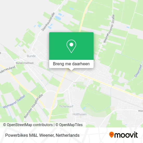 Powerbikes M&L Weener kaart