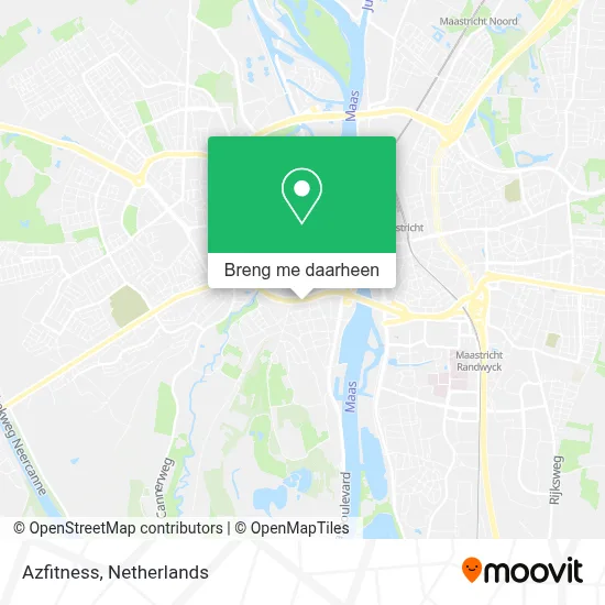 Azfitness kaart