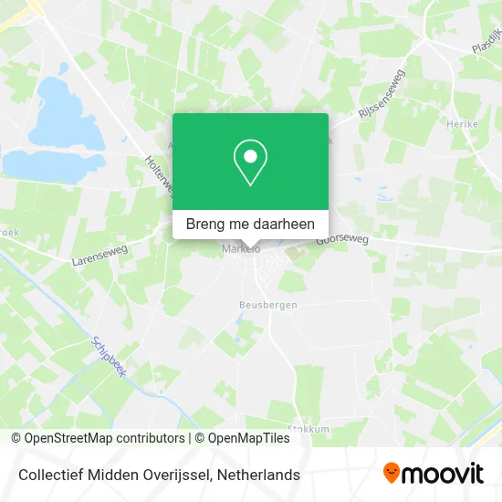 Collectief Midden Overijssel kaart