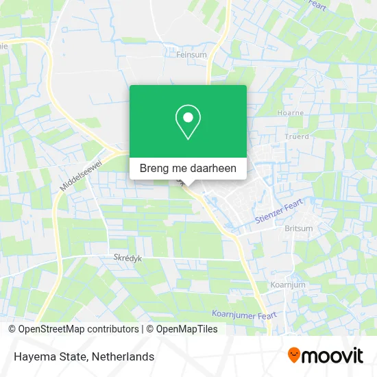 Hayema State kaart
