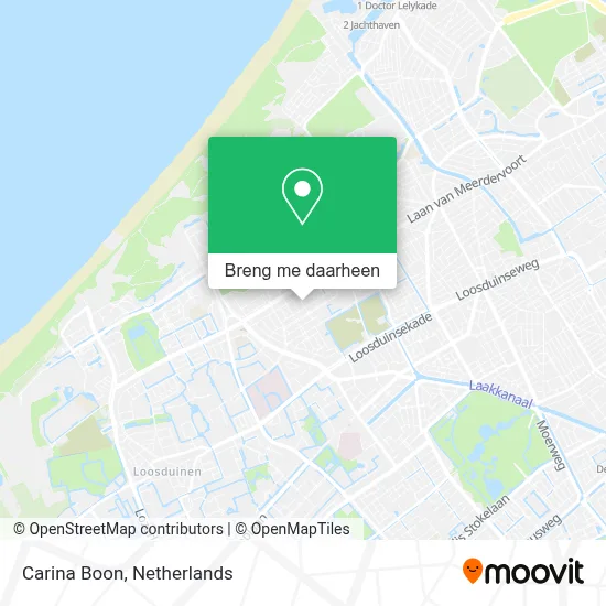 Carina Boon kaart