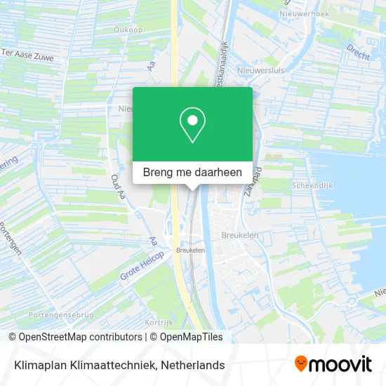 Klimaplan Klimaattechniek kaart