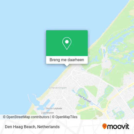 Den Haag Beach kaart