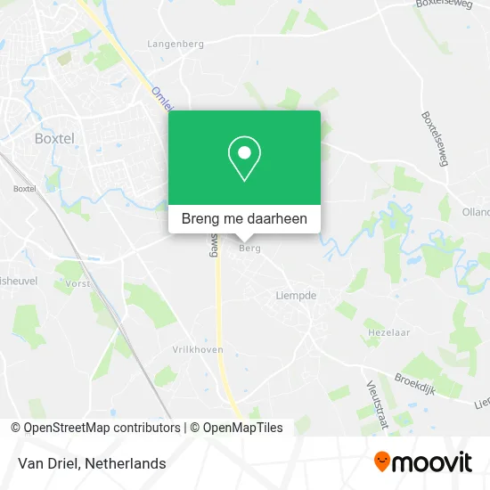 Van Driel kaart