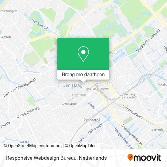 Responsive Webdesign Bureau kaart