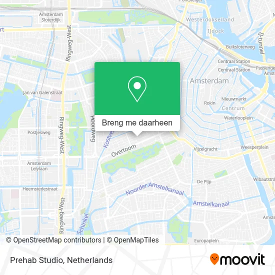Prehab Studio kaart