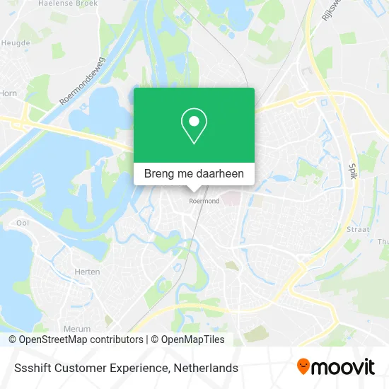 Ssshift Customer Experience kaart
