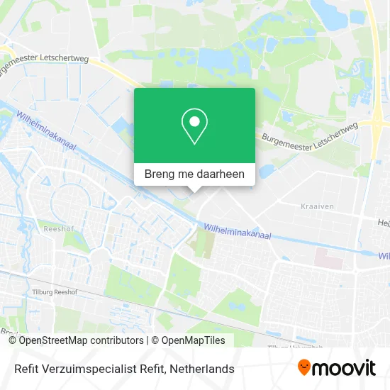 Refit Verzuimspecialist Refit kaart