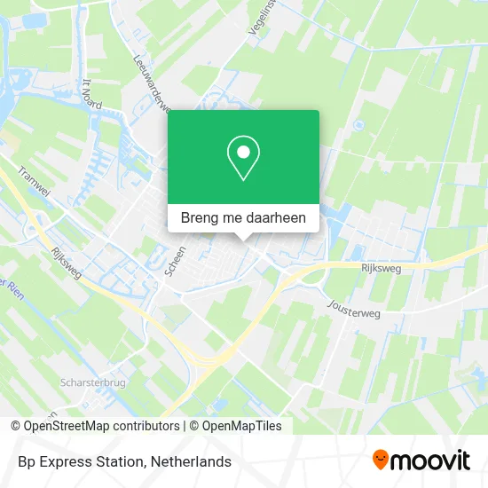 Bp Express Station kaart