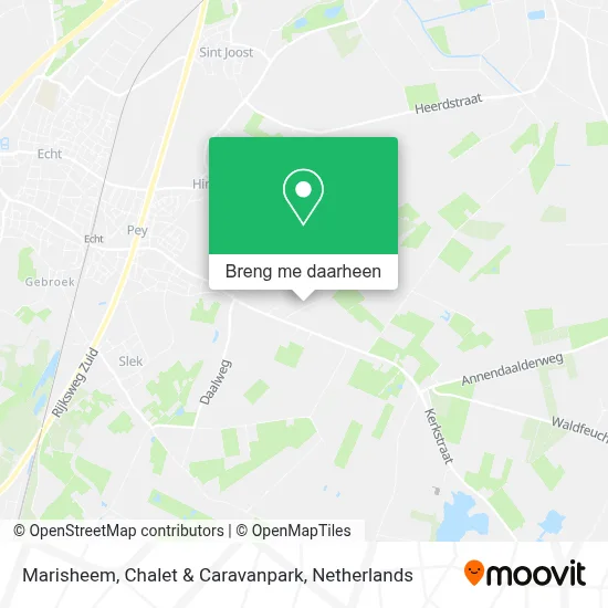 Marisheem, Chalet & Caravanpark kaart