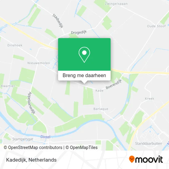 Kadedijk kaart