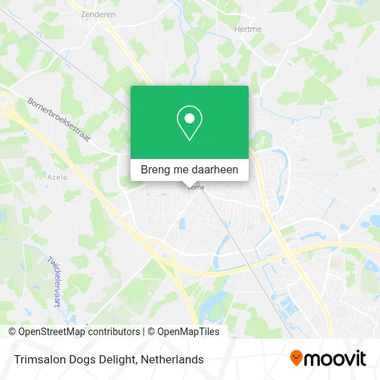Trimsalon Dogs Delight kaart