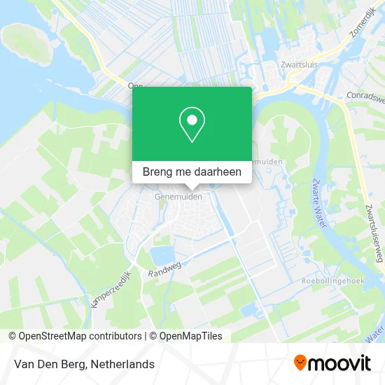 Van Den Berg kaart