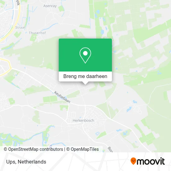 Ups kaart
