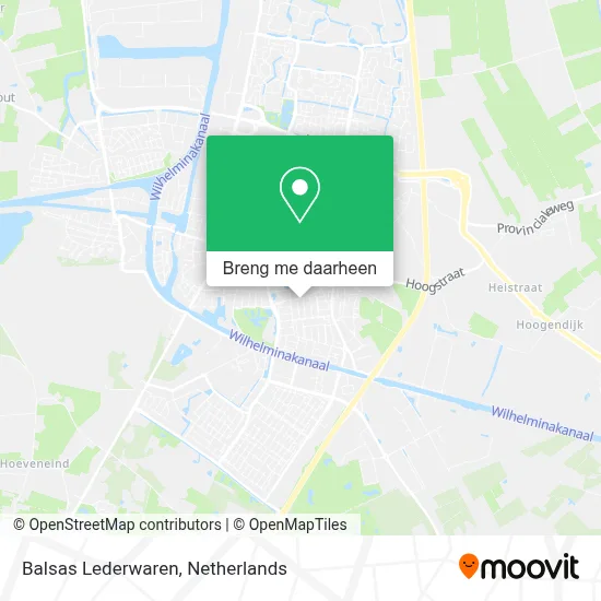 Balsas Lederwaren kaart