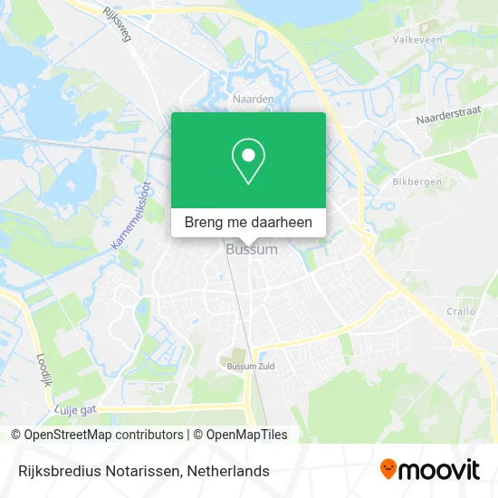 Rijksbredius Notarissen kaart