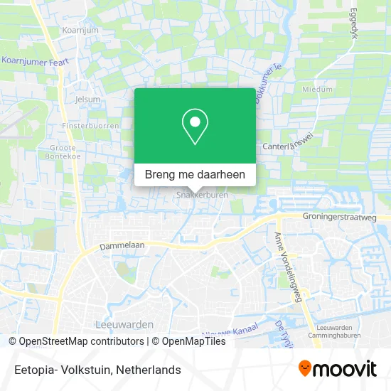 Eetopia- Volkstuin kaart