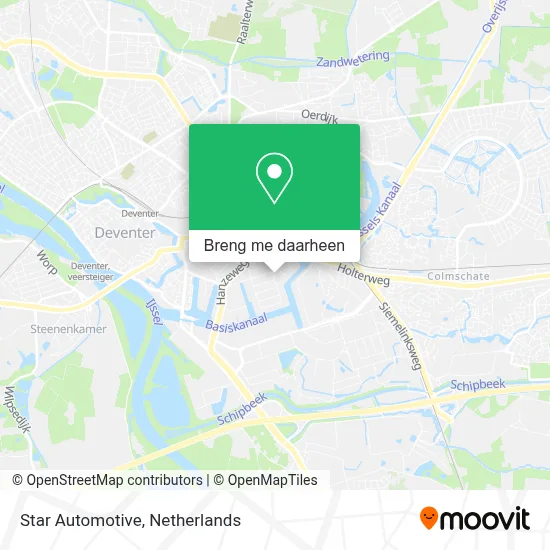 Star Automotive kaart