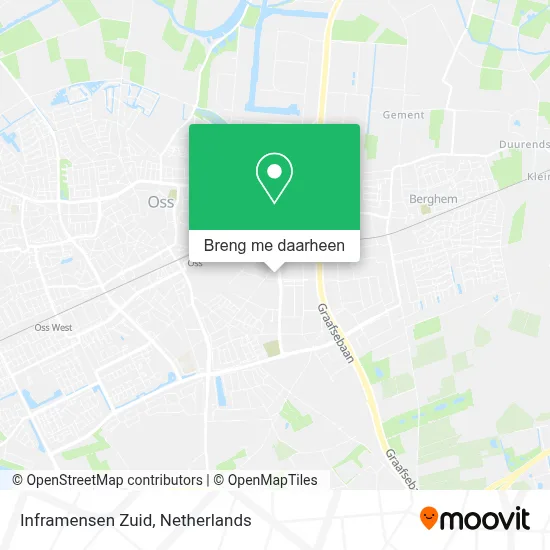 Inframensen Zuid kaart