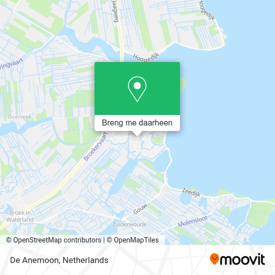 De Anemoon kaart