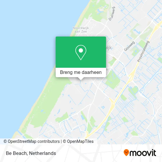 Be Beach kaart