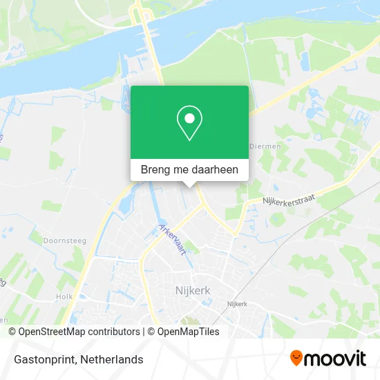 Gastonprint kaart
