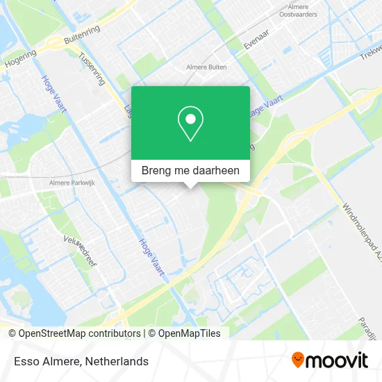 Esso Almere kaart