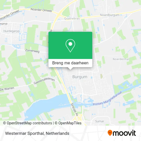 Westermar Sporthal kaart