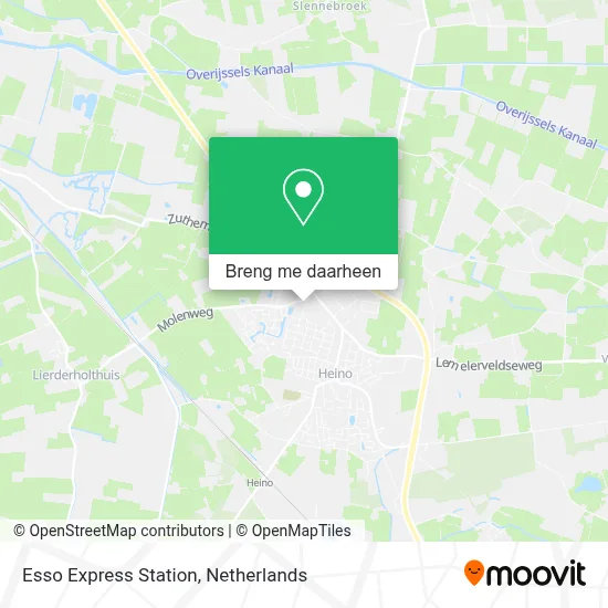 Esso Express Station kaart