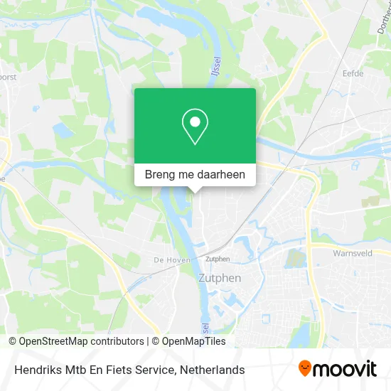 Hendriks Mtb En Fiets Service kaart