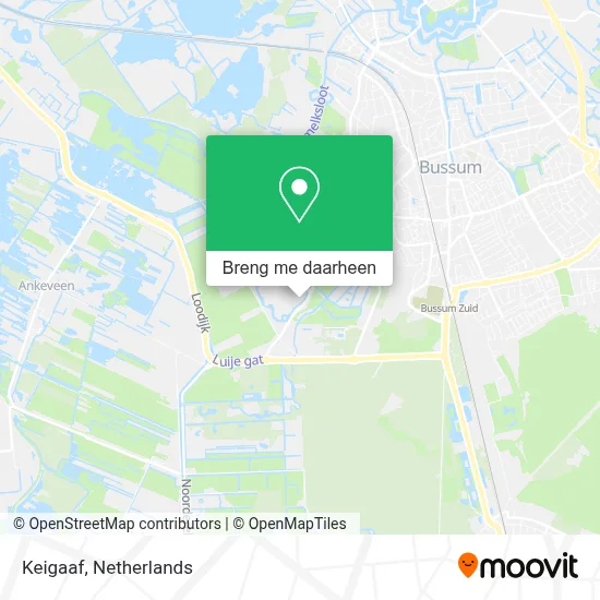 Keigaaf kaart