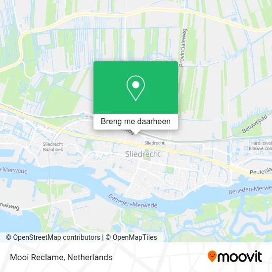 Mooi Reclame kaart