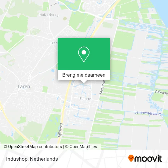 Indushop kaart