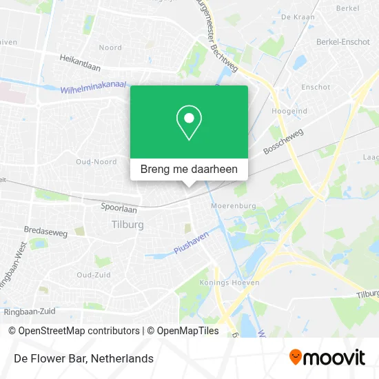De Flower Bar kaart