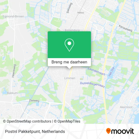 Postnl Pakketpunt kaart