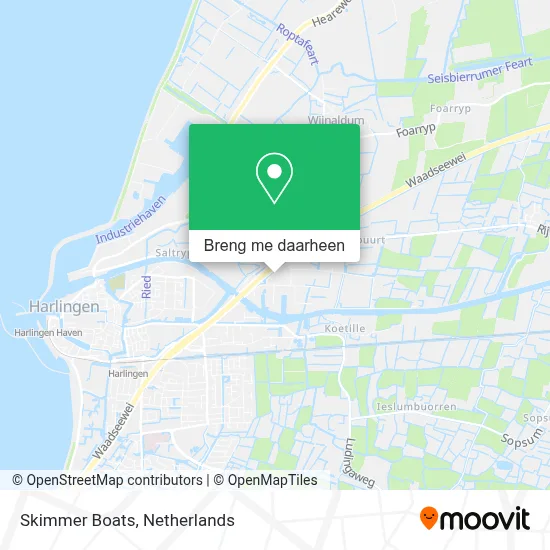 Skimmer Boats kaart