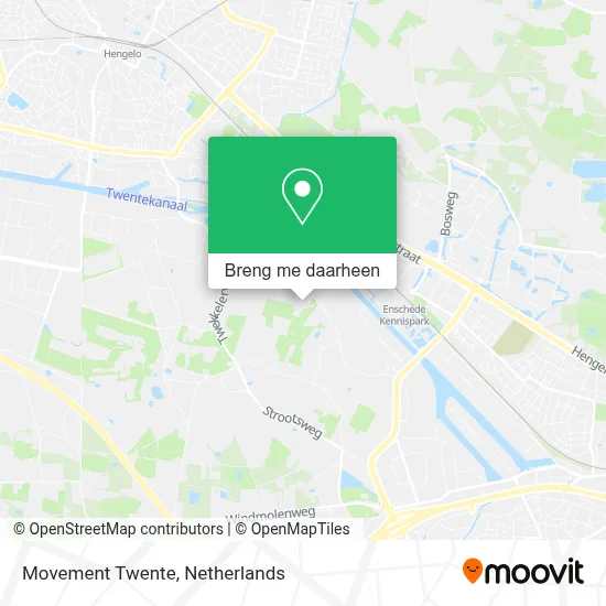 Movement Twente kaart