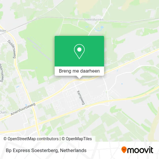 Bp Express Soesterberg kaart