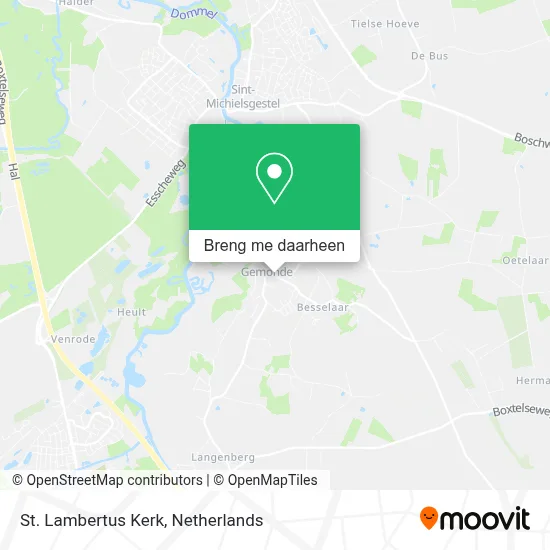 St. Lambertus Kerk kaart